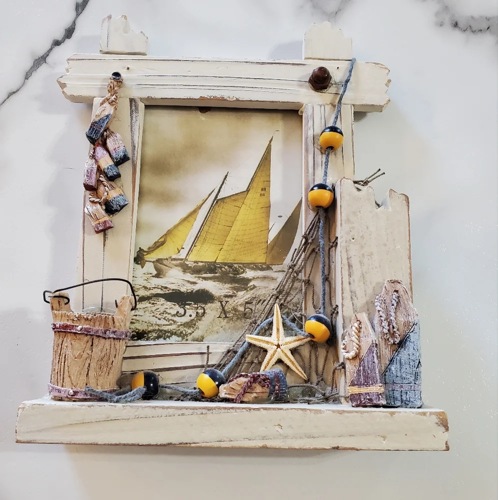 Fishing Pier Picture Frame